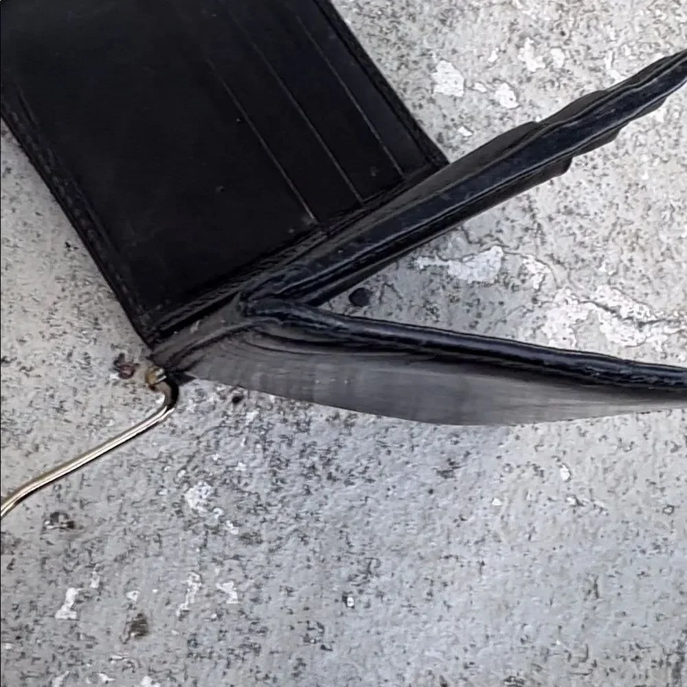 Vintage Gucci folding money clip wallet